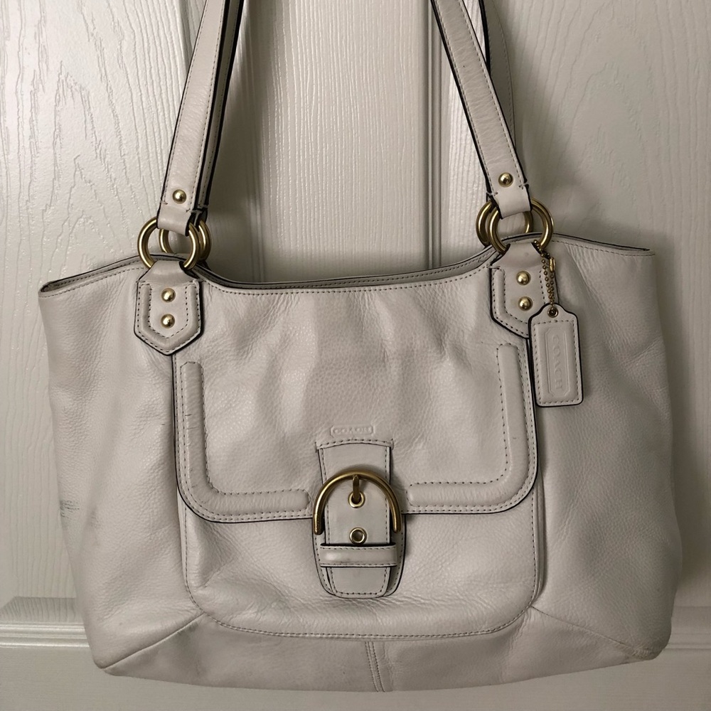 Coach leather handbag